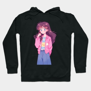 Anime Retro Girl Hoodie